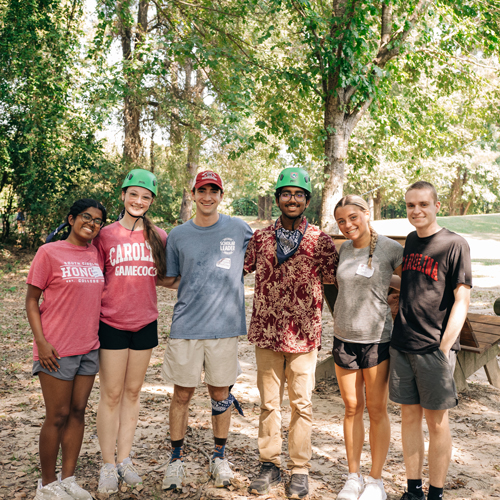 A group of Top Scholars at their annual retreat.