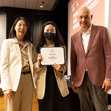 Doctoral Student Researcher of the Year Mina Kim