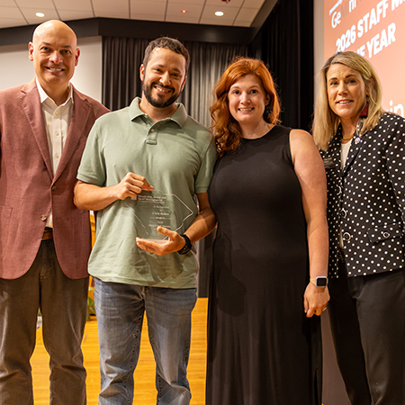 Staff Member of the Year Chris Raines